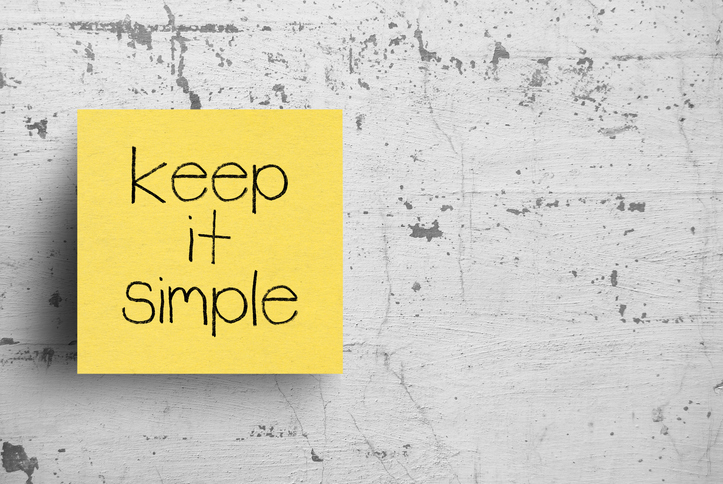 Sometimes we make teaching too complicated…